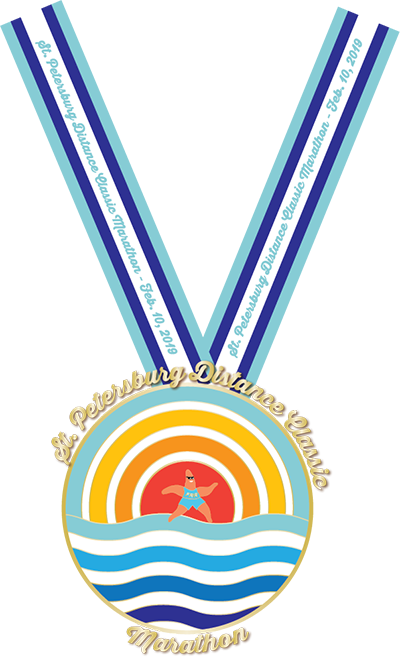 St. Petersburg Marathon Medal